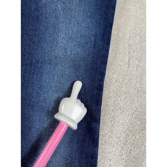 Abercrombie & Fitch Emma Low Rise Jeans Stretch Dark Wash Bootcut Size 2L - Picture 5 of 16